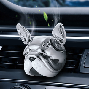 Difusor de Clip de ventilación de Bully americano a estrenar sólido de larga duración, fragancia de aroma de coche, ambientador de aire de <span class=keywords><strong>Bulldog</strong></span> francés - Product Image 2