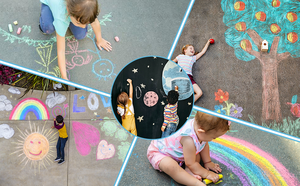 Fournitures éducatives de haute qualité étudiant enseignant bureau trottoir <span class=keywords><strong>craie</strong></span> blanche <span class=keywords><strong>peinture</strong></span> sur tableau de <span class=keywords><strong>craie</strong></span> tableau noir et aire de jeux - Product Image 6