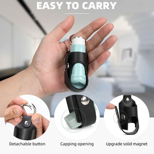 Porte-clés en cuir PU, étui pour inhalateur Salamol, étui pour pompe à inhalation contre l'asthme, étui de protection pour flacon pulvérisateur d'inhalateur contre l'asthme - Product Image 3