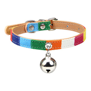 <strong>Best</strong>-<strong>selling</strong> Luxury Personalized Solid PU Bell Collars for <strong>Dogs</strong> &amp; Small Animals Available All Year Round - Product Image 2