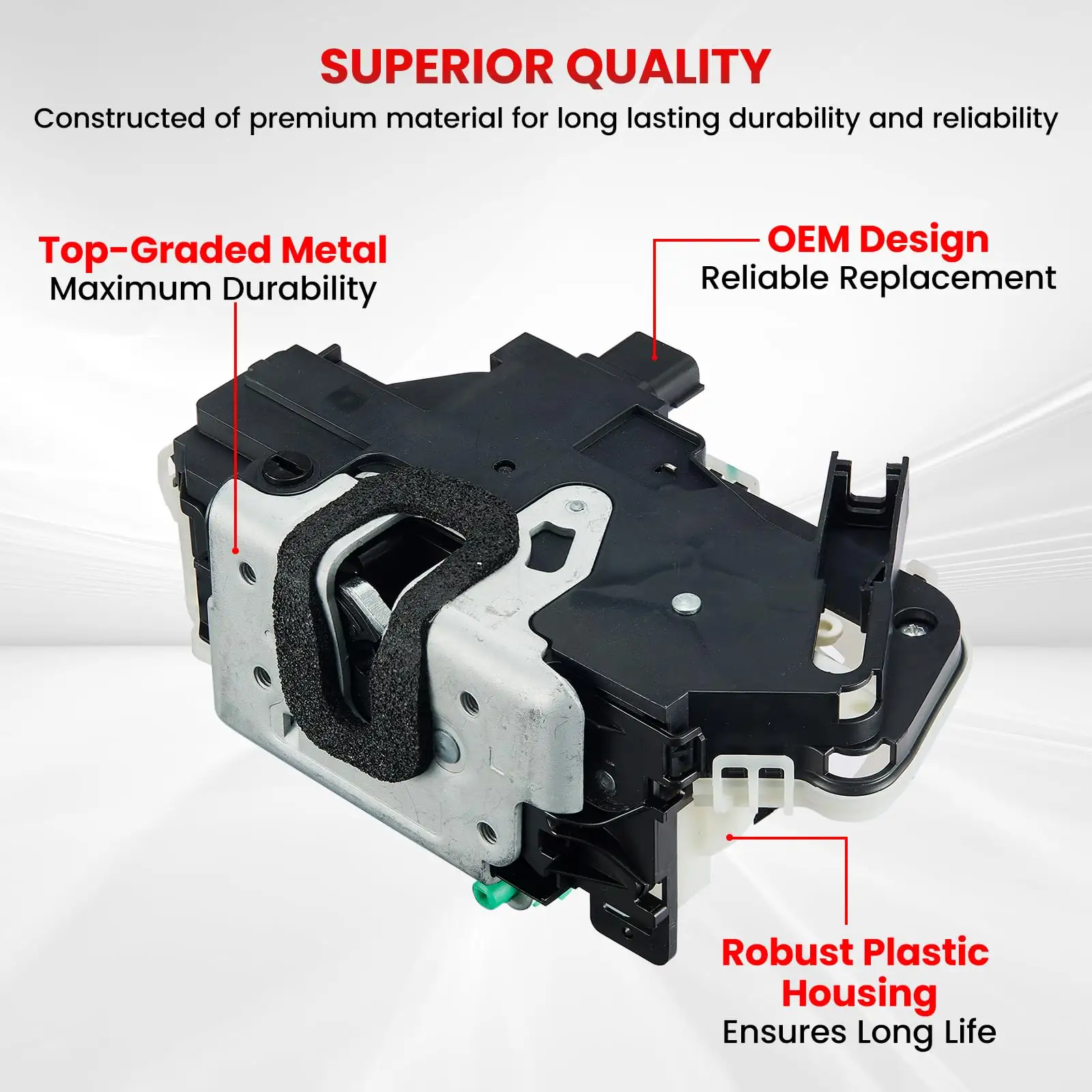 Linkseite seitliche Power-Türverschluss-Lacht-Aktuator kompatibel mit 2009-2014 Ford F-150