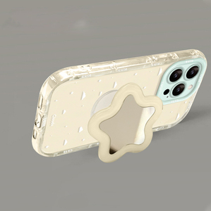 Coque de téléphone portable en TPU souple avec support invisible miroir étoile et support de téléphone intégré pour <span class=keywords><strong>iPhone</strong></span> <span class=keywords><strong>12</strong></span> 13 14 15 16 17 Pro Max - Product Image 2
