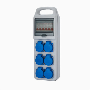 กล่องจ่ายไฟแบบพกพา DX104 แบบสองตำแหน่ง, สามตำแหน่ง, ห้าตำแหน่ง, หกตำแหน่ง, ชุดเซ็ต - Product Image 5