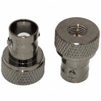 Adaptador de conector BNC hembra a Sma hembra negro adaptadores de antena para Baofeng Radio 2, 2, 2, 2, 2, 2, 2, 2, 3, 2, 4, 2, 2, 3, 2, 4