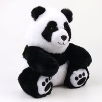 Jouet en peluche douce, Animal à fourrure Friends-panda, pour enfants et cadeaux, 100% recyclé