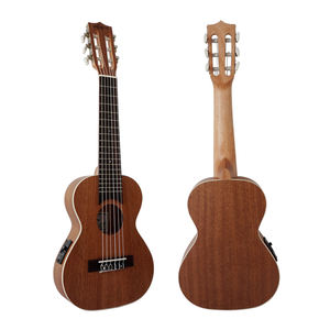 Marca Aiersi, precio al por mayor, hecho en China, guitarlele de 28 pulgadas, cuerda de nailon eléctrica, <span class=keywords><strong>guitarra</strong></span> clásica de viaje de tamaño pequeño, caoba - Product Image 1