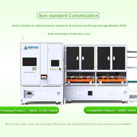 Lini Perakitan Paket Baterai Lithium Ion Silinder Kecil Semi-Otomatis Sunka Lead 35-40 PPM 220V/380V