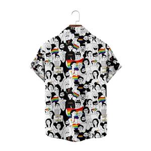 علم الإنسان LGBT مثلي الجنس فخر الشهر المتحولين جنسيا قوس قزح مثليه تي شيرت - Product Image 5