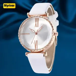 Myriver迷你新款女孩时尚手表美丽女士手表不锈钢休闲防水日本Movt深圳工厂