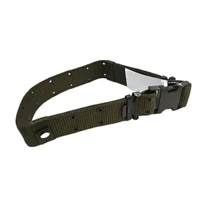 Largeur de ceinture personnalisée 55-60cm Matériau PP Ceinture pour taille de couleur uniforme Noir