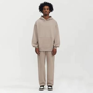 Conjunto Deportivo Personalizado para Hombre, Sudadera con Capucha Extra Grande de Forro Polar, Sudadera con Capucha de Algodón, Conjunto Deportivo para Hombre, Conjunto de Dos Piezas con Pantalones - Product Image 3