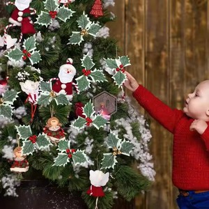 Pacchetto di stile moderno di 13cm artificiali bacche di natale corona decorazioni di frutta per il natale albero di Natale <span class=keywords><strong>accessori</strong></span> e regali - Product Image 4