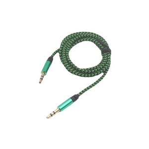 Araç Aux Kablosu 1M Naylon Jak Ses Kablosu <span class=keywords><strong>3.5</strong></span> <span class=keywords><strong>mm</strong></span> - <span class=keywords><strong>3.5</strong></span> <span class=keywords><strong>mm</strong></span> Aux Kablosu Erkek-Erkek Kumaş Ses Kablosu Altın Kaplama Fiş Telefon Hoparlör için - Product Image 3