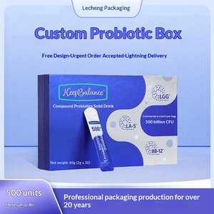 Cajas Personalizadas para Probióticos y Suplementos, Certificadas para Uso Alimentario - Product Image 1