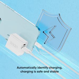 สายชาร์จเร็ว <span class=keywords><strong>VIDVIE</strong></span> คุณภาพสูง 3A สีขาวดำ 1 เมตร สายดาต้าโทรศัพท์มือถือ USB to Lightning - Product Image 5