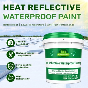 Fournisseurs de revêtements thermorégulateurs/peinture acrylique imperméable pour murs extérieurs - Peinture réfléchissante de la lumière du soleil et des rayons infrarouges - Product Image 2