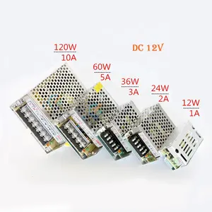 Czinelight fuente de alimentación 5V 12V 24V 36V 48V 48V 15W 25W 35W 50W 100W 150W 200W 350W de alimentación de conmutación para tira de LEDs CCTV Cámara