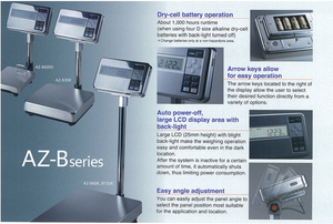Vibra AZ-B เครื่องชั่งน้ำหนักอุตสาหกรรมที่ป้องกันการระเบิดได้อย่างปลอดภัย - Product Image 3