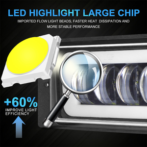 <span class=keywords><strong>Lada</strong></span> LED faros antiniebla lente foco blanco amarillo Lámpara de trabajo lámpara de conducción antiniebla 40W barras de luz auxiliar luces todoterreno <span class=keywords><strong>4x4</strong></span> - Product Image 6