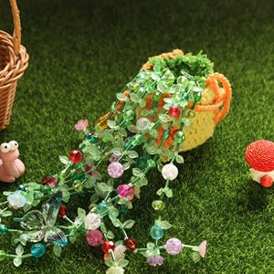 Attrape-soleil DIY, kit de fournitures pour attrape-soleil, artisanat pour adultes, attrape-soleil décoratif suspendu, cristaux, perles, boules arc-en-ciel - Product Image 4