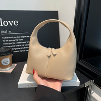 Sac à main élégant et tendance, couleur unie, style luxe léger, fermeture éclair, bandoulière unique, sac portable pour femme, petit sac pour téléphone portable
