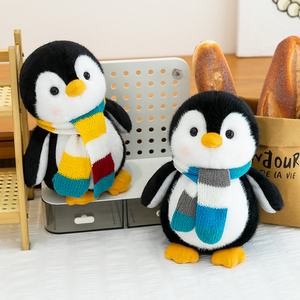 Set de Peluches de Compañía para Escritorio - Lindos Elefantes, Zorros, Pingüinos y Conejos para Aliviar el Estrés y el Aprendizaje, Muñecos de Animales Pequeños para Consolar - Product Image 5