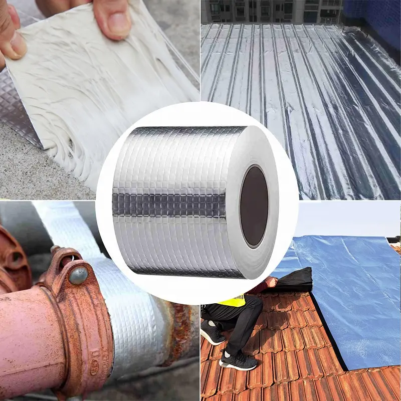 Upgraded Roof/Window/Wall/Cement Surface Repairing alu Foil butyl rubber tape