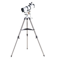Telescopio Astronómico Profesional Refractor de 130mm Longitud Focal de 650mm Apertura Réflex Buscador de Estrellas con Trípode Telescopio Terrestre
