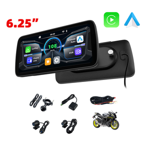 Ekiy 6.25 Inch <span class=keywords><strong>New</strong></span> Moto Navigation GPS Wifi Không Thấm Nước Carplay Màn Hình Hiển Thị Cho Xe Máy Và <span class=keywords><strong>Android</strong></span> Tự Động Di Động - Product Image 1