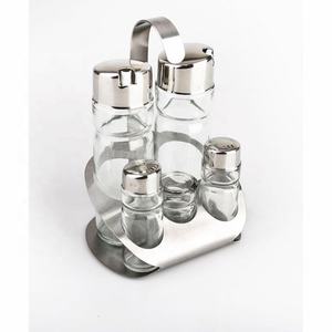 Set di Contenitori in Vetro per Condimenti da Cucina, Dispenser per <span class=keywords><strong>Olio</strong></span> <span class=keywords><strong>e</strong></span> Aceto, Saliera <span class=keywords><strong>e</strong></span> Pepiera, Set per Sale, <span class=keywords><strong>Pepe</strong></span>, <span class=keywords><strong>Olio</strong></span> <span class=keywords><strong>e</strong></span> Aceto - Product Image 5