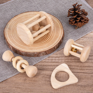 Ensemble d'instruments de percussion en bois Orff en gros, jouet musical à hochet pour l'éducation précoce, idéal pour la maternelle et les bébés - Product Image 4