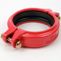 Ensemble de raccords de tuyauterie rainurés pour la lutte contre l'incendie, comprenant des raccords, des té, des coudes, des réducteurs, fabriqués en fonte ductile durable