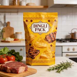 Custom Resealable Stand Up Zipper <b>Bag</b> Dried Fruit Granola Popcorn Peanut Pet Snack Chips Smell Proof Packaging Pouch - Product Image 1