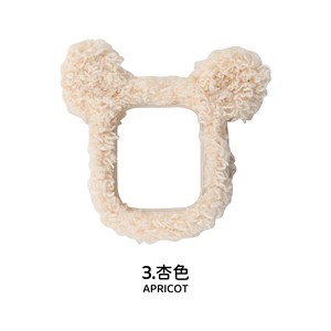 <span class=keywords><strong>Bracelet</strong></span> de cheveux en peluche mignon + étui pour <span class=keywords><strong>Apple</strong></span> <span class=keywords><strong>Watch</strong></span> 49 45 44 42 40 46 <span class=keywords><strong>Bracelet</strong></span> en tissu élastique pour Iwatch Series 10 9 8 7 6 5 - Product Image 6