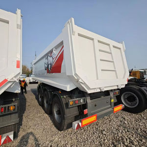 Semirremolque Volquete Tipo U LUEN Ligero de 3.8t, Acero NM450 NM500, 24m³, CKD, <span class=keywords><strong>Eje</strong></span> Alemán de 14/13T, Suspensión Neumática T700 400H - Product Image 1