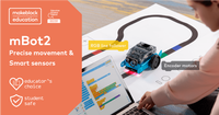 Makeblock mBot Neo mBot 2 Kit Robotique Programmable Télécommandé Wi-Fi mBot2 pour Codage Scratch et Python