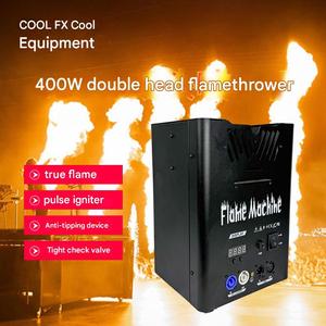 Cool FX Stage <strong>Firelight</strong> Effect Equipment 400w Double Head Flame Machine Double Heads Fire Machine for Stage Theater Park DMX Control - Product Image 5