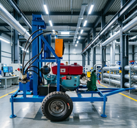 Foreuse de puits d'eau portable écologique de 150 m avec démarrage électrique pour l'irrigation des cultures agricoles