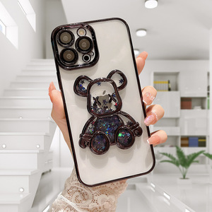 Completamente cerrado para IPhone 15 14 13 12 <span class=keywords><strong>11</strong></span> <span class=keywords><strong>Pro</strong></span> Funda para teléfono móvil Cubierta de parachoques de película de lente galvanizada - Product Image 4