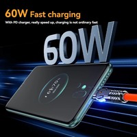 Câble USB-C vers USB-C en silicone liquide 60W PD à charge ultra-rapide, rotation à 180 degrés, synchronisation des données, compatible avec les ordinateurs portables