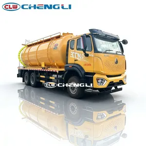 Camión de Succión de Aguas Residuales de 24000 Litros, HOWO 6X4 de Servicio Pesado, Tanque de Vacío de 12m3, Camión de Limpieza de Alcantarillado en Venta - Product Image 3