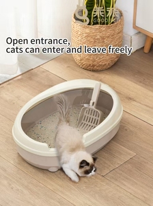 OEM/ODM Fashion High High Quality Wall <strong>Plastic</strong> Toilet Quick Cleaning Kitty Toilet <strong>Cat</strong> Litter <strong>Box</strong> - Product Image 6