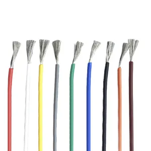 Fils en Silicone noir, vente en gros, 10 Awg 2, 14, 16, 28Awg