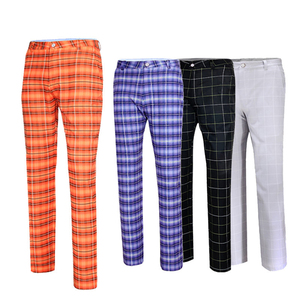 Men's Quick Dry Pants & <b>Trousers</b> Compression Designer Fashion Sports <b>Plaid</b> Pants Khaki Chinos Work Two Piece Pants Set - Product Image 1