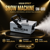 Machine à neige 600W avec télécommande pour effets de neige sur scène