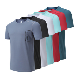 Camisetas Deportivas de Secado Rápido para Hombre, Ropa Deportiva Activa de Poliéster, Camisetas de Gimnasio al por Mayor, Camisetas de Elastano - Product Image 6