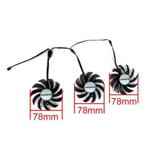 Reemplazo de ventilador enfriador de 78MM para Gigabyte Radeon RX 6600 6700 XT GeForce RTX <span class=keywords><strong>3070</strong></span> <span class=keywords><strong>Ti</strong></span> <span class=keywords><strong>EAGLE</strong></span>, ventiladores de refrigeración de tarjeta de vídeo gráfica - Product Image 2
