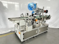 Machine d'étiquetage de coin d'autocollant de joint automatisée étiquetant la boîte sur deux côtés au coin pour la boîte de papier de savons