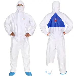 Ropa DE TRABAJO DE SEGURIDAD, mono de pintura, mono desechable, mono no tejido para hombre, tipo 5, 6, ropa de trabajo barata con panel trasero