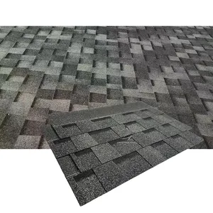 economic building material roof tiles double layer laminated asphalt shingle asphalt blanket for house construction